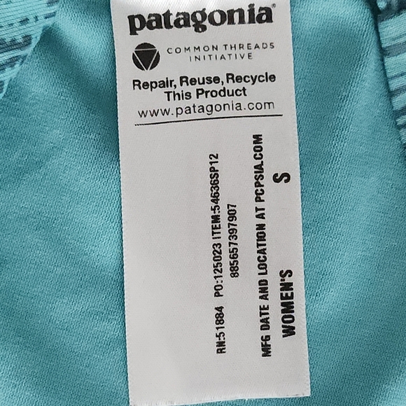 PATAGONIA Women's Printed Built-In Bra Tank Top small - Picture 8 of 11